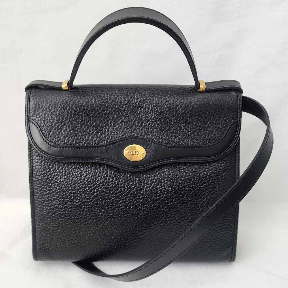 Auth Christian Dior Vintage Top Handle Bag - Picture 2 of 14